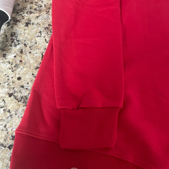 New with Tags. Mens Burberry Red Crewneck Pullover Size 2XL. - Picture 6 of 11